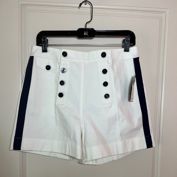 NEW Ralph Lauren white and navy nautical shorts